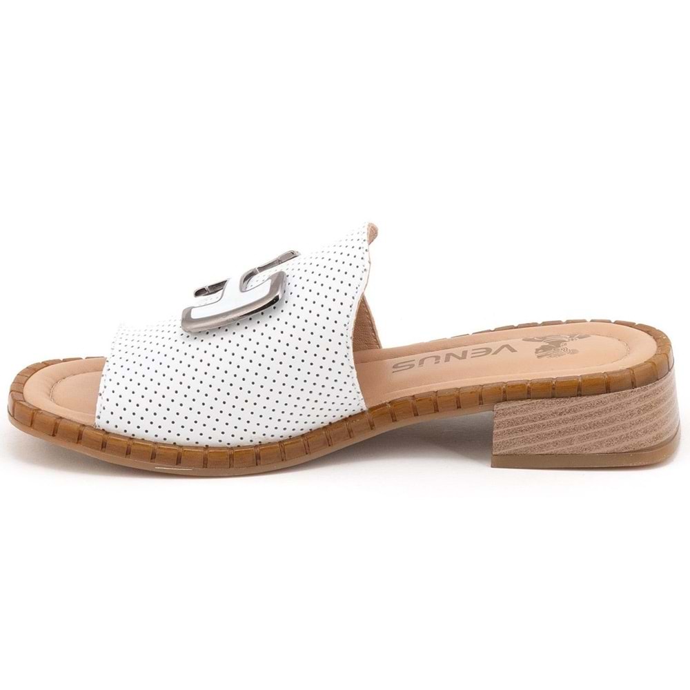 Venüs Mefron Hakiki Deri Kadın Terlik