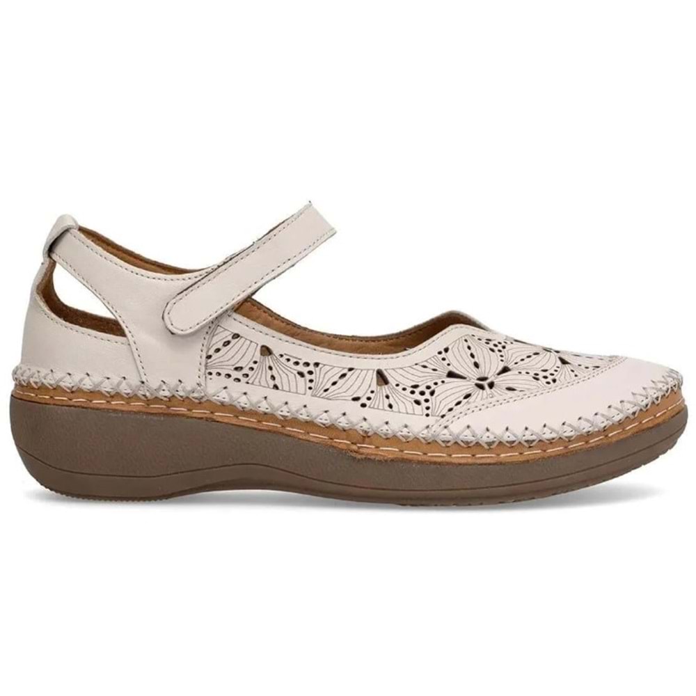 Venüs Rovner Hakiki Deri Kadın Babet Ayakkabı