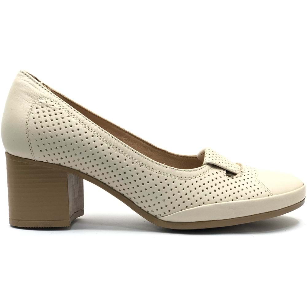 Venüs Apus Hakiki Deri Comfort Ortopedik Kadın Topuklu Ayakkabı