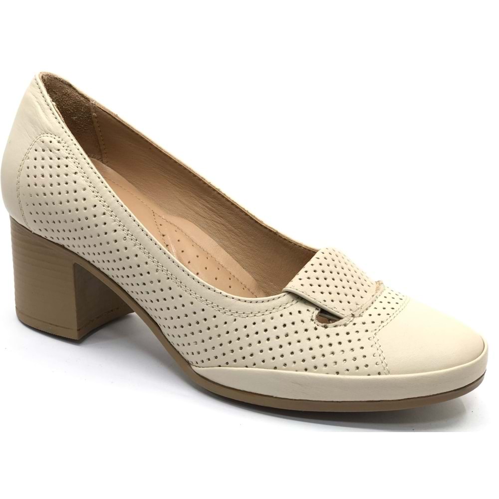 Venüs Apus Hakiki Deri Comfort Ortopedik Kadın Topuklu Ayakkabı