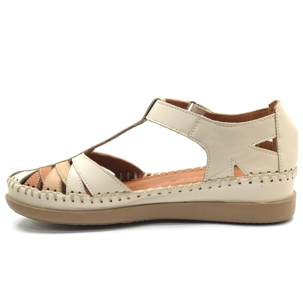 Venüs Margit Hakiki Deri Comfort Ortopedik Kadın Sandalet