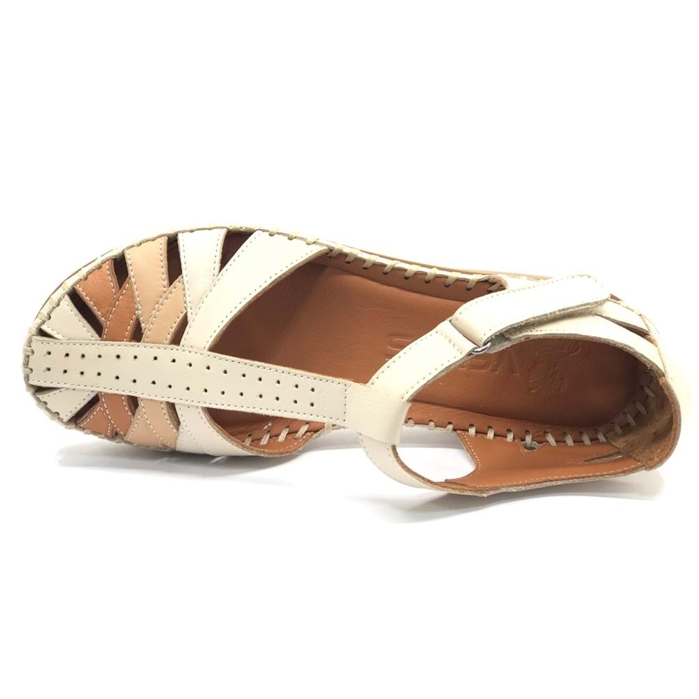 Venüs Margit Hakiki Deri Comfort Ortopedik Kadın Sandalet