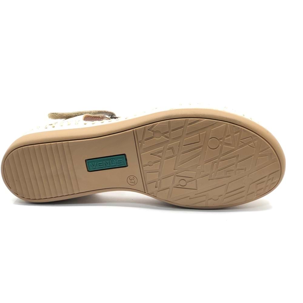 Venüs Margit Hakiki Deri Comfort Ortopedik Kadın Sandalet