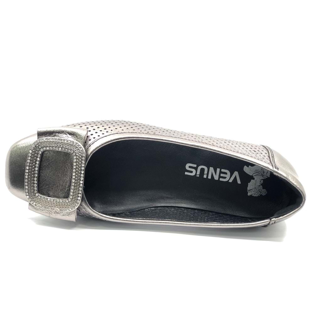 Venüs Pigi Hakiki Deri Kadın Babet Ayakkabı