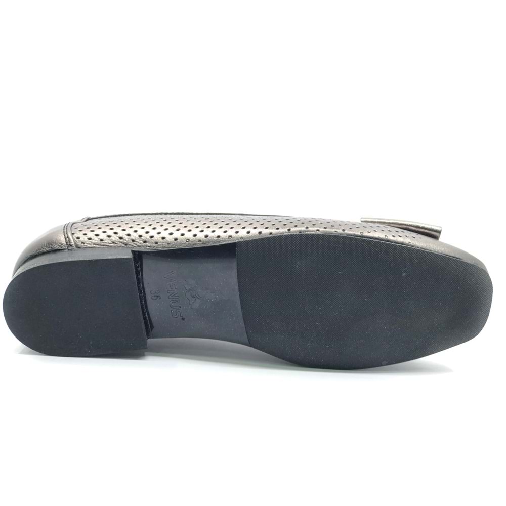 Venüs Pigi Hakiki Deri Kadın Babet Ayakkabı