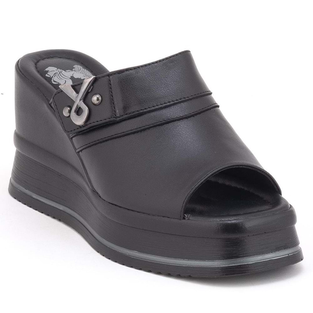 Venüs Yuppiy Hakiki Deri Kadın Terlik