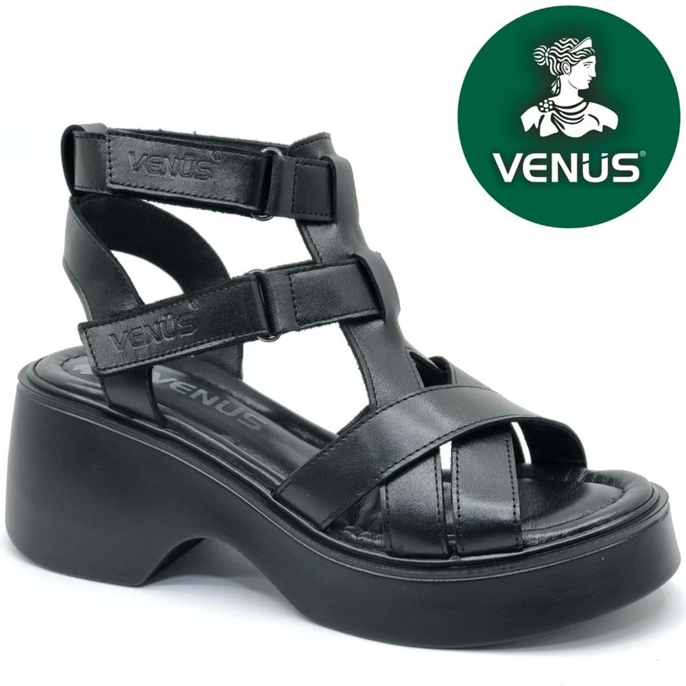 Venüs Sauron Hakiki Deri Comfort Ortopedik Kadın Sandalet