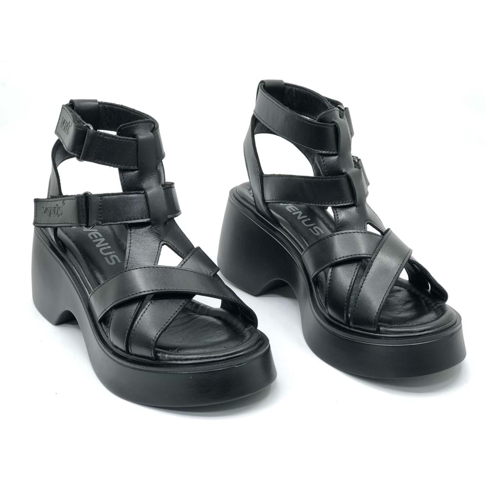 Venüs Sauron Hakiki Deri Comfort Ortopedik Kadın Sandalet