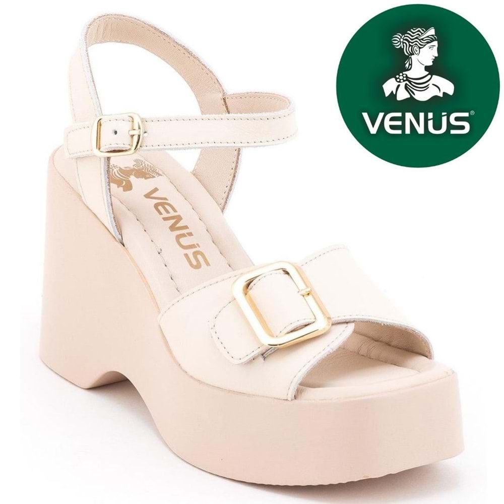 Venüs Villing Hakiki Deri Comfort Ortopedik Kadın Sandalet
