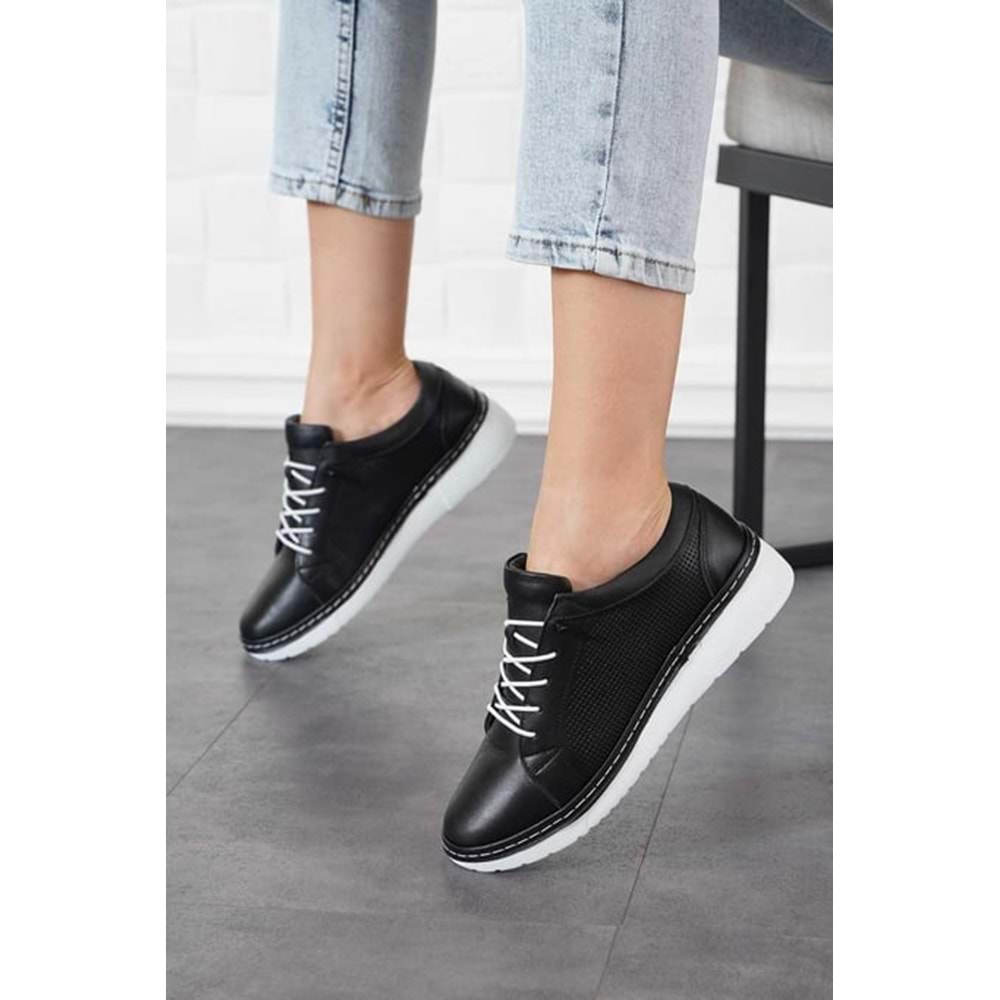 Venüs Livon Hakiki Deri Ortopedik Kadın Casual Ayakkabı