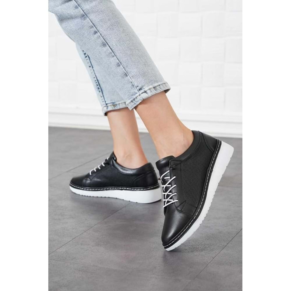 Venüs Livon Hakiki Deri Ortopedik Kadın Casual Ayakkabı