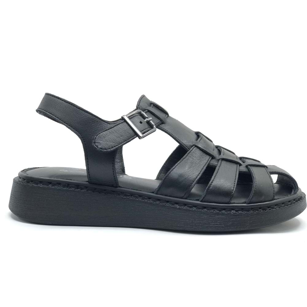 Venüs Yavanna Hakiki Deri Comfort Ortopedik Kadın Sandalet