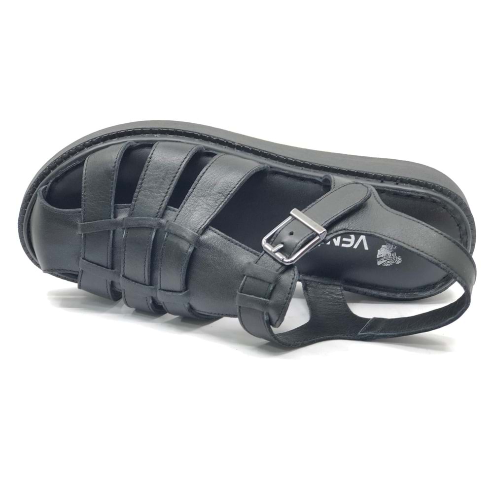 Venüs Yavanna Hakiki Deri Comfort Ortopedik Kadın Sandalet