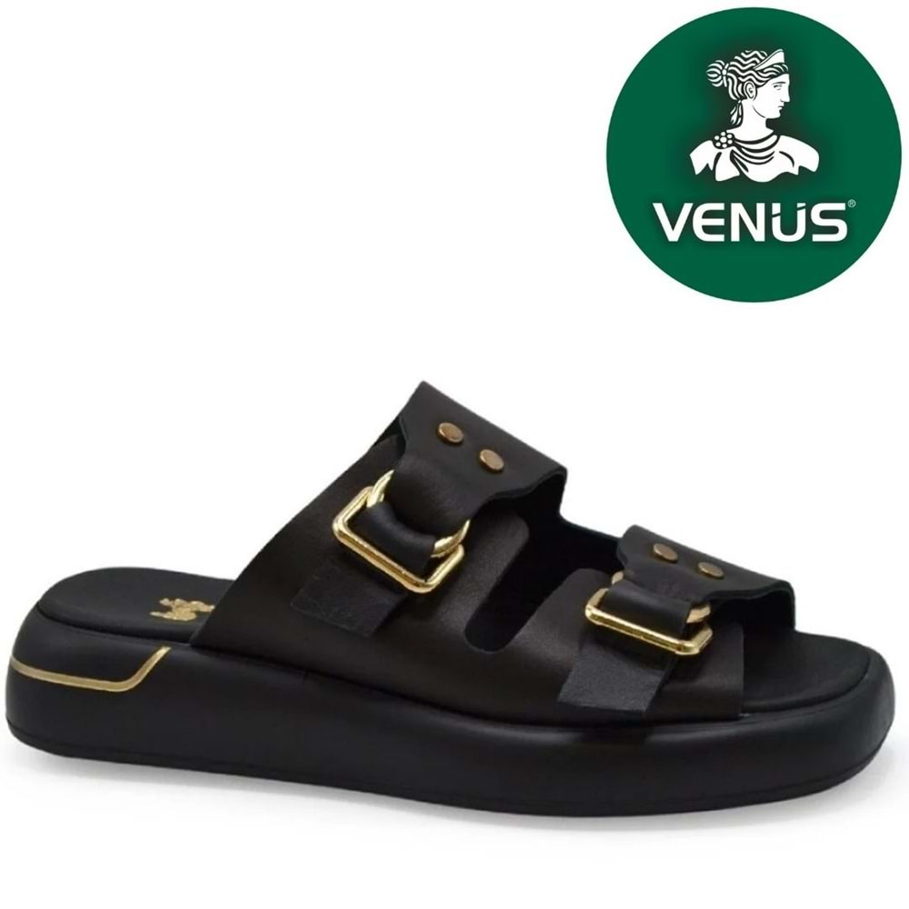 Venüs Rigitage Hakiki Deri Kadın Terlik