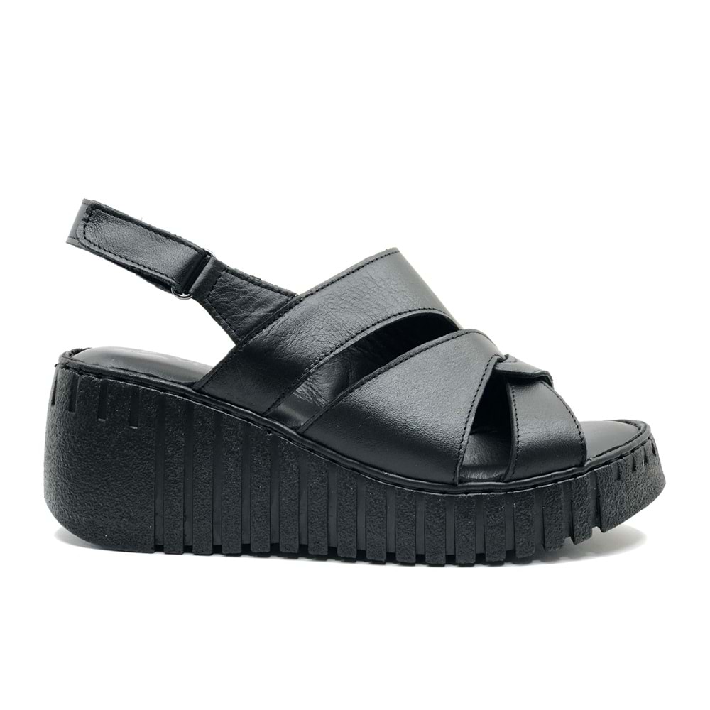 Venüs Morgen Hakiki Deri Comfort Ortopedik Kadın Sandalet