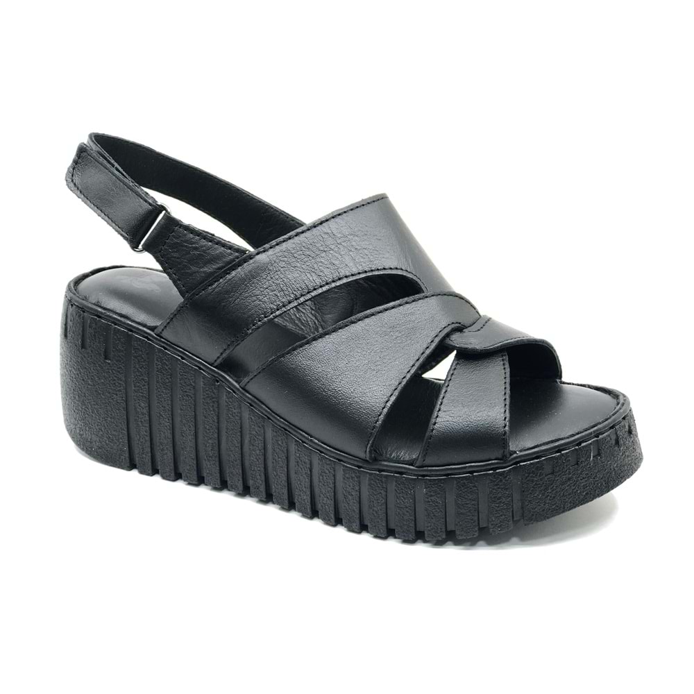 Venüs Morgen Hakiki Deri Comfort Ortopedik Kadın Sandalet