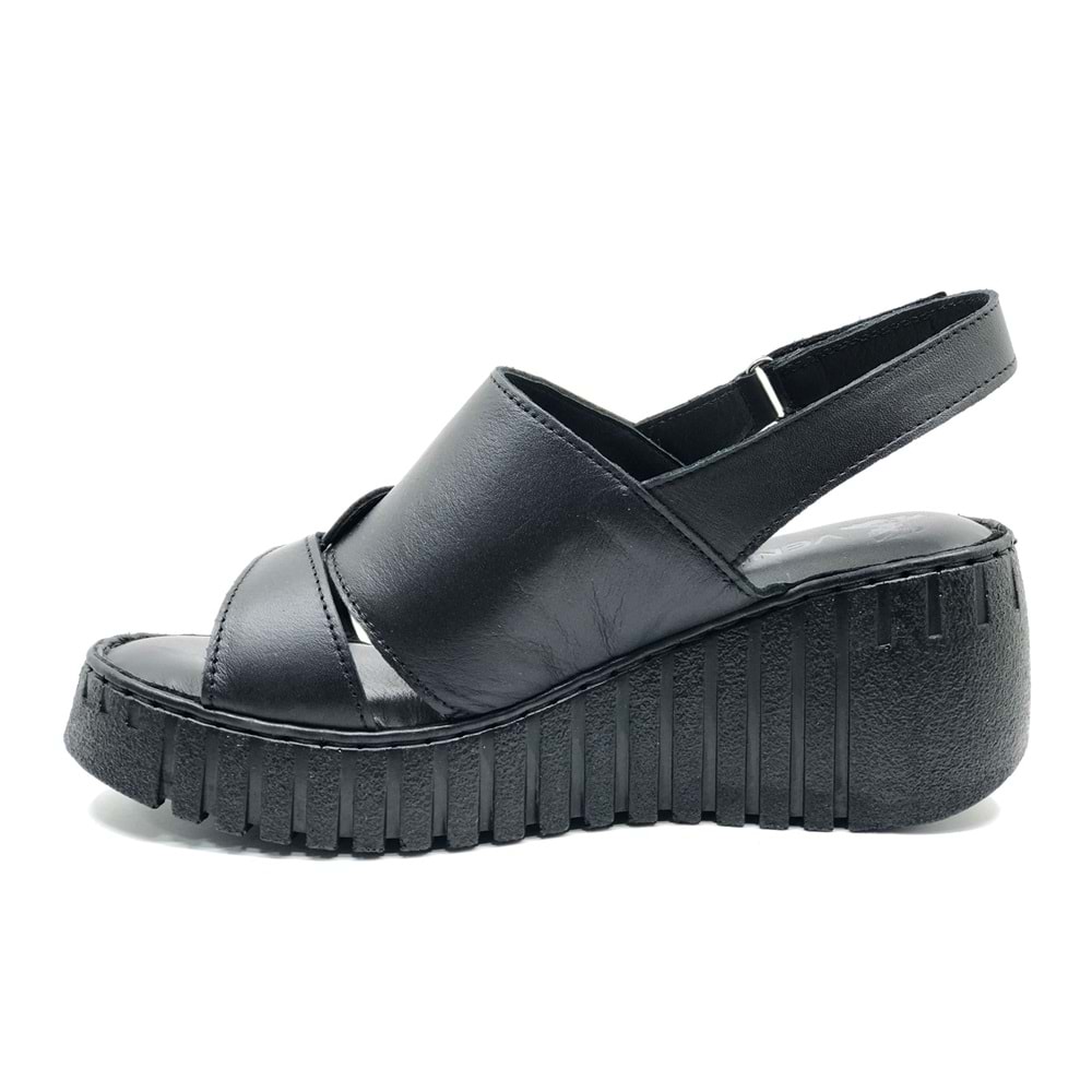 Venüs Morgen Hakiki Deri Comfort Ortopedik Kadın Sandalet
