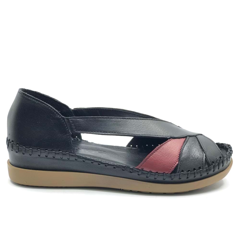 Venüs Nahar Hakiki Deri Comfort Ortopedik Kadın Sandalet