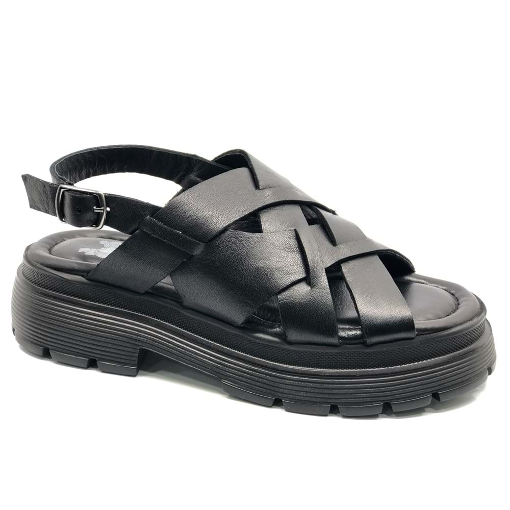 Venüs Fevare Hakiki Deri Comfort Ortopedik Kadın Sandalet