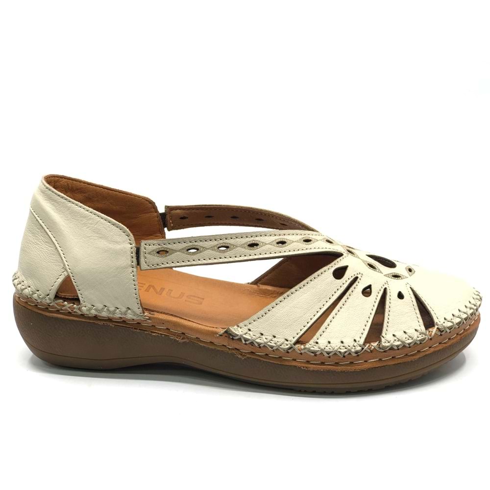 Venüs Sutnus Hakiki Deri Comfort Ortopedik Kadın Sandalet
