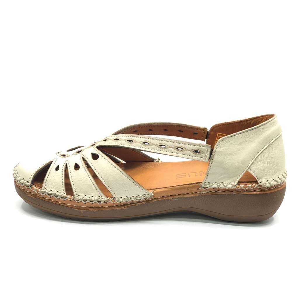 Venüs Sutnus Hakiki Deri Comfort Ortopedik Kadın Sandalet