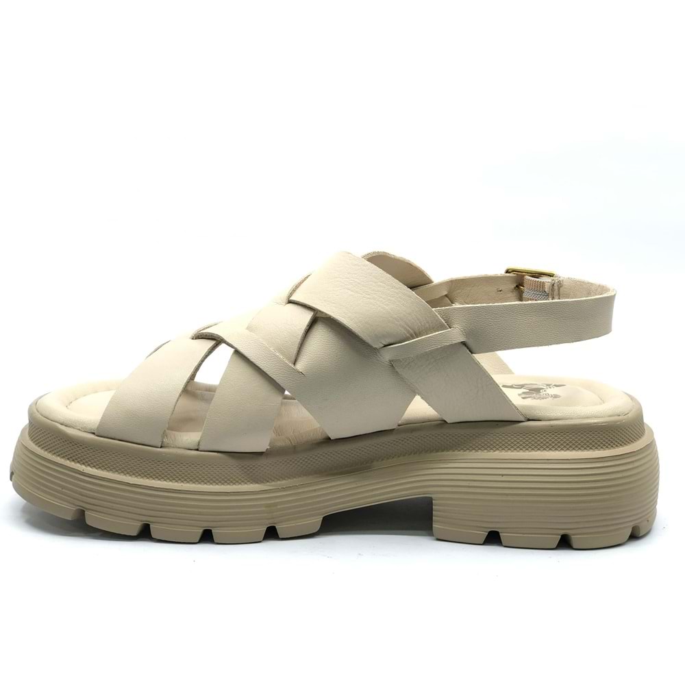 Venüs Fevare Hakiki Deri Comfort Ortopedik Kadın Sandalet