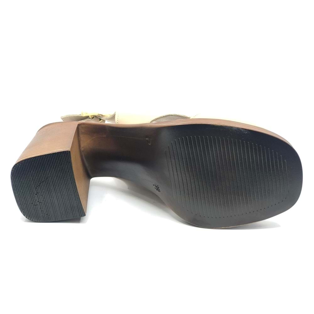 Venüs Gofi Hakiki Deri Comfort Ortopedik Kadın Sandalet