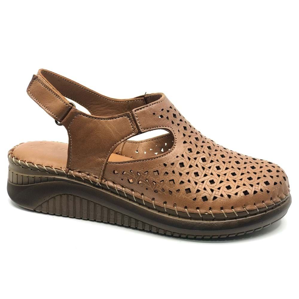 Venüs Vingo Hakiki Deri Comfort Ortopedik Kadın Sandalet