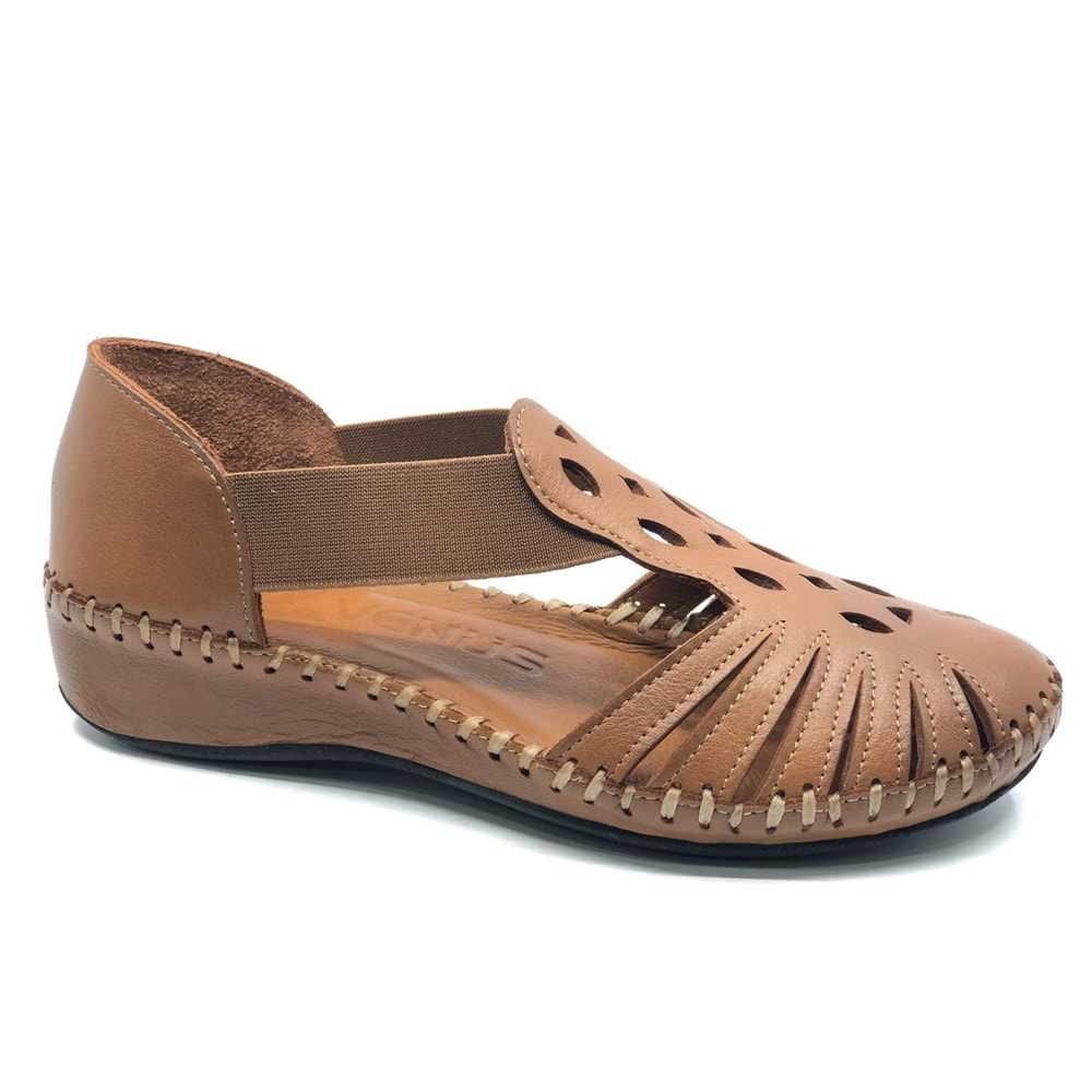 Venüs Galantus Hakiki Deri Comfort Ortopedik Kadın Sandalet