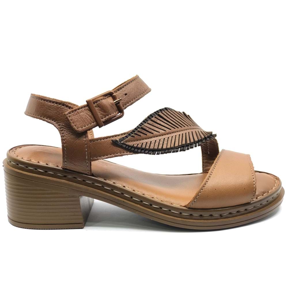 Venüs Mistae Hakiki Deri Comfort Ortopedik Kadın Sandalet