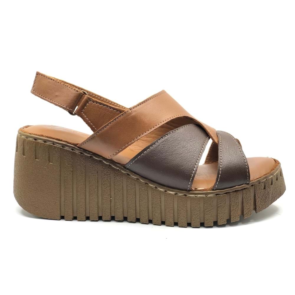 Venüs Morgen Hakiki Deri Comfort Ortopedik Kadın Sandalet