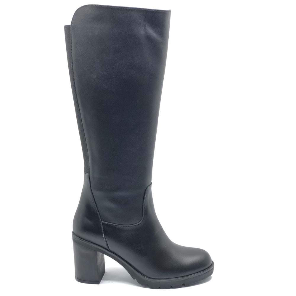 Venüs Jabuka Hakiki Deri Ortopedik Topuklu Kadın Çizme