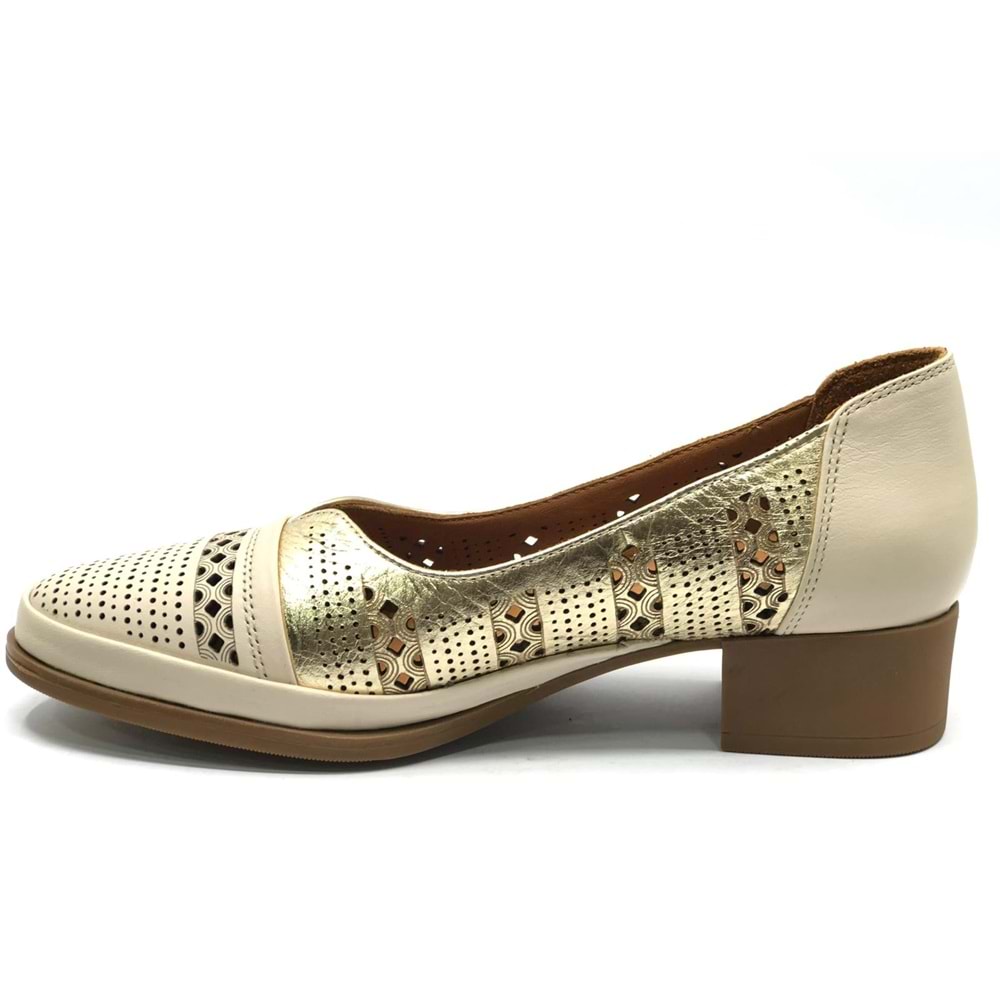 Venüs Sparrow Hakiki Deri Kadın Topuklu Ayakkabı