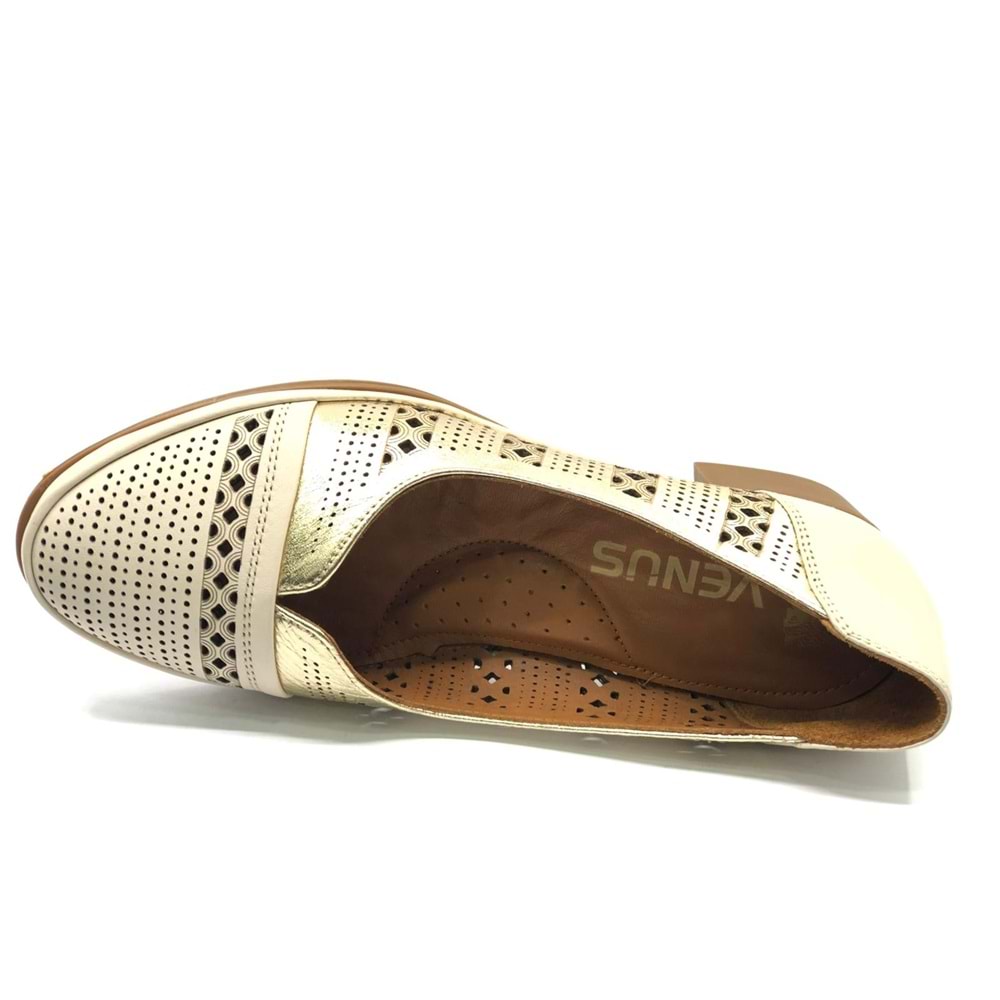 Venüs Sparrow Hakiki Deri Kadın Topuklu Ayakkabı