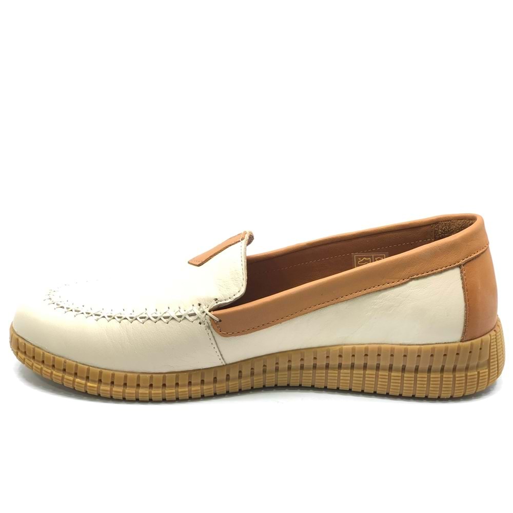 Venüs Emdidona Hakiki Deri Ortopedik Kadın Casual Babet Ayakkabı