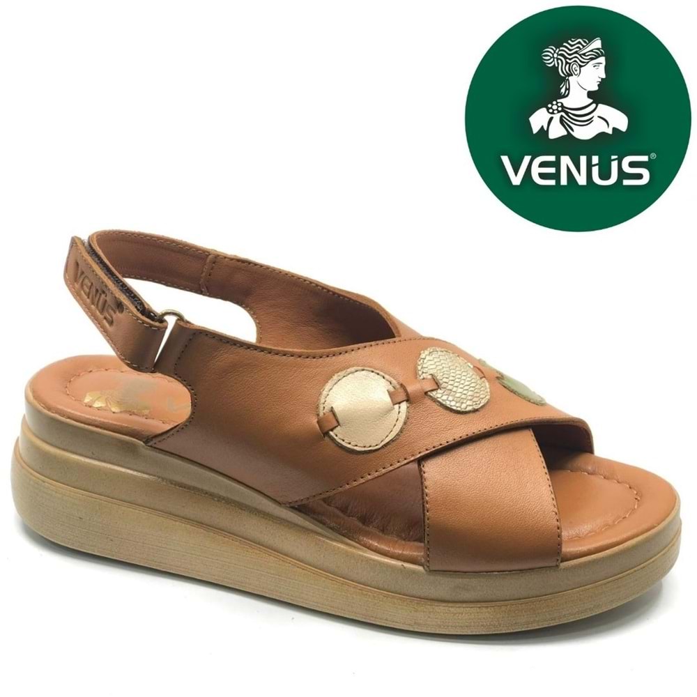 Venüs Hazzel Hakiki Deri Comfort Ortopedik Kadın Sandalet