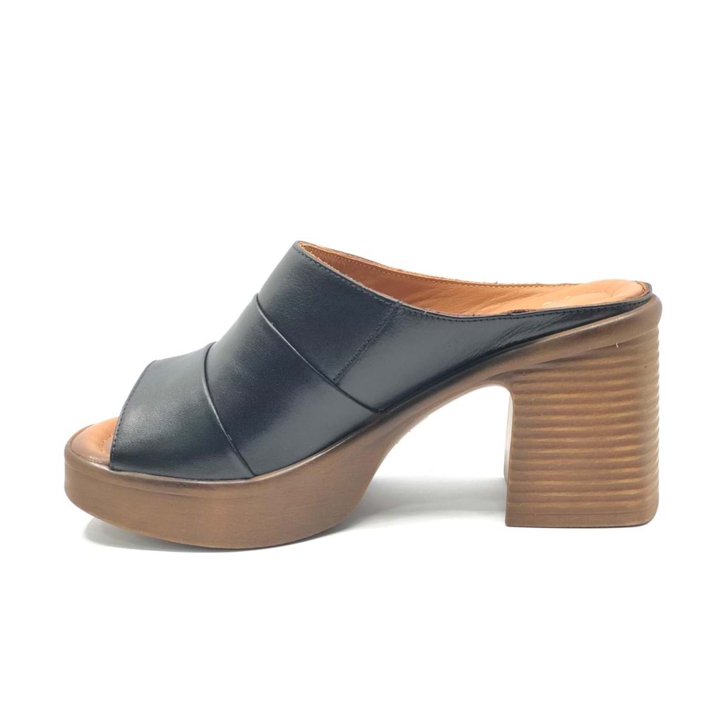 Venüs Kitsa Hakiki Deri Kadın Terlik