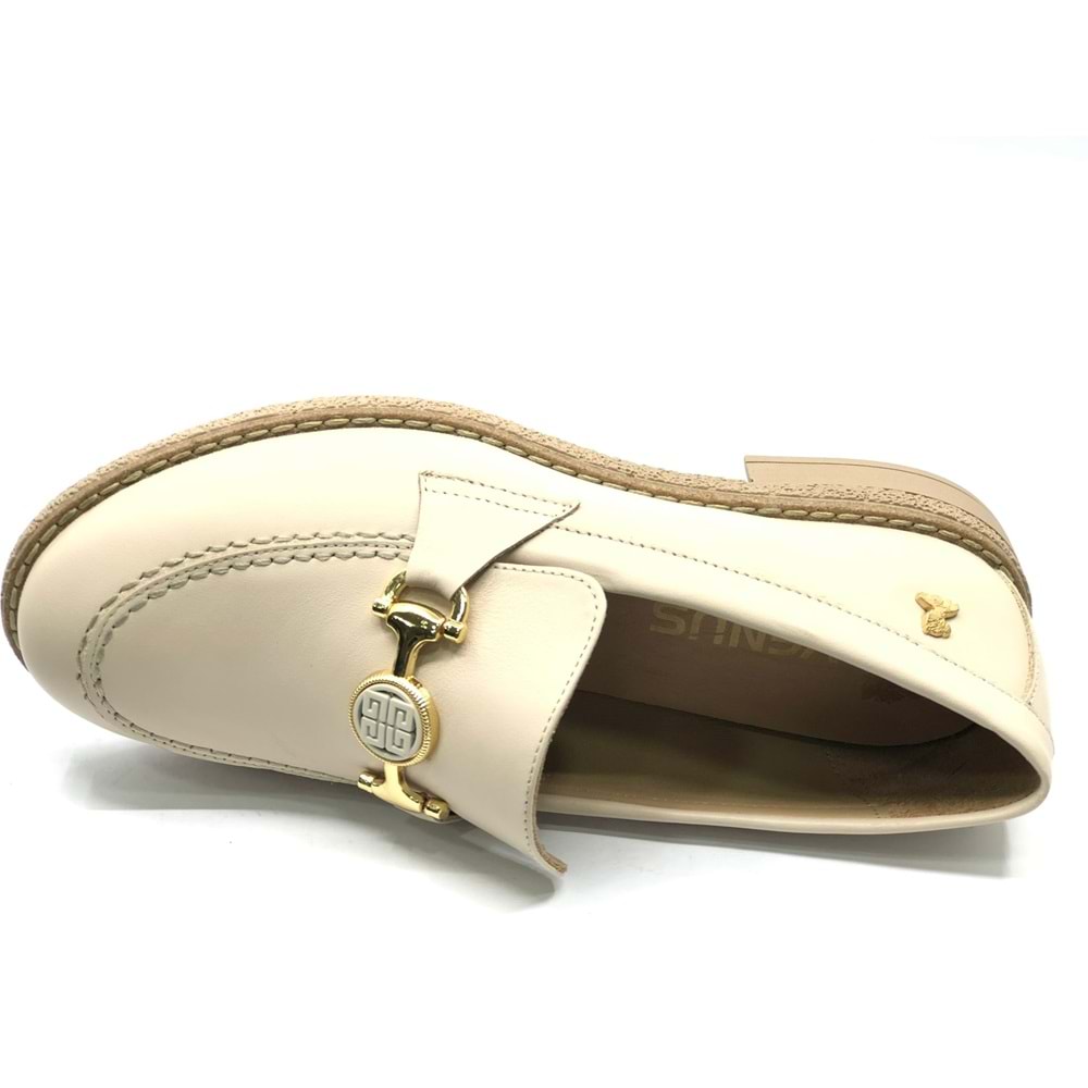 Venüs Turdus Hakiki Deri Ortopedik Kadın Casual Babet Ayakkabı