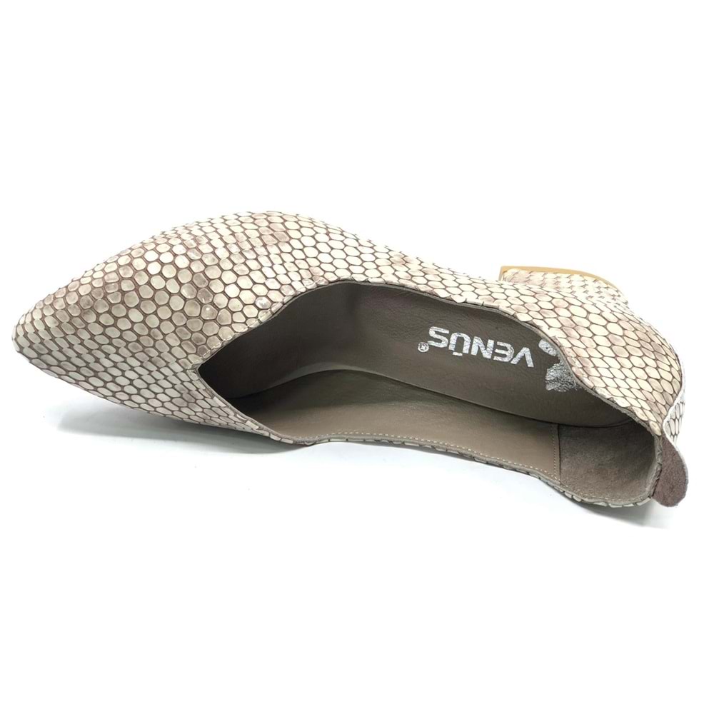 Venüs Pabril Hakiki Deri Kadın Topuklu Ayakkabı Kadın Sitiletto