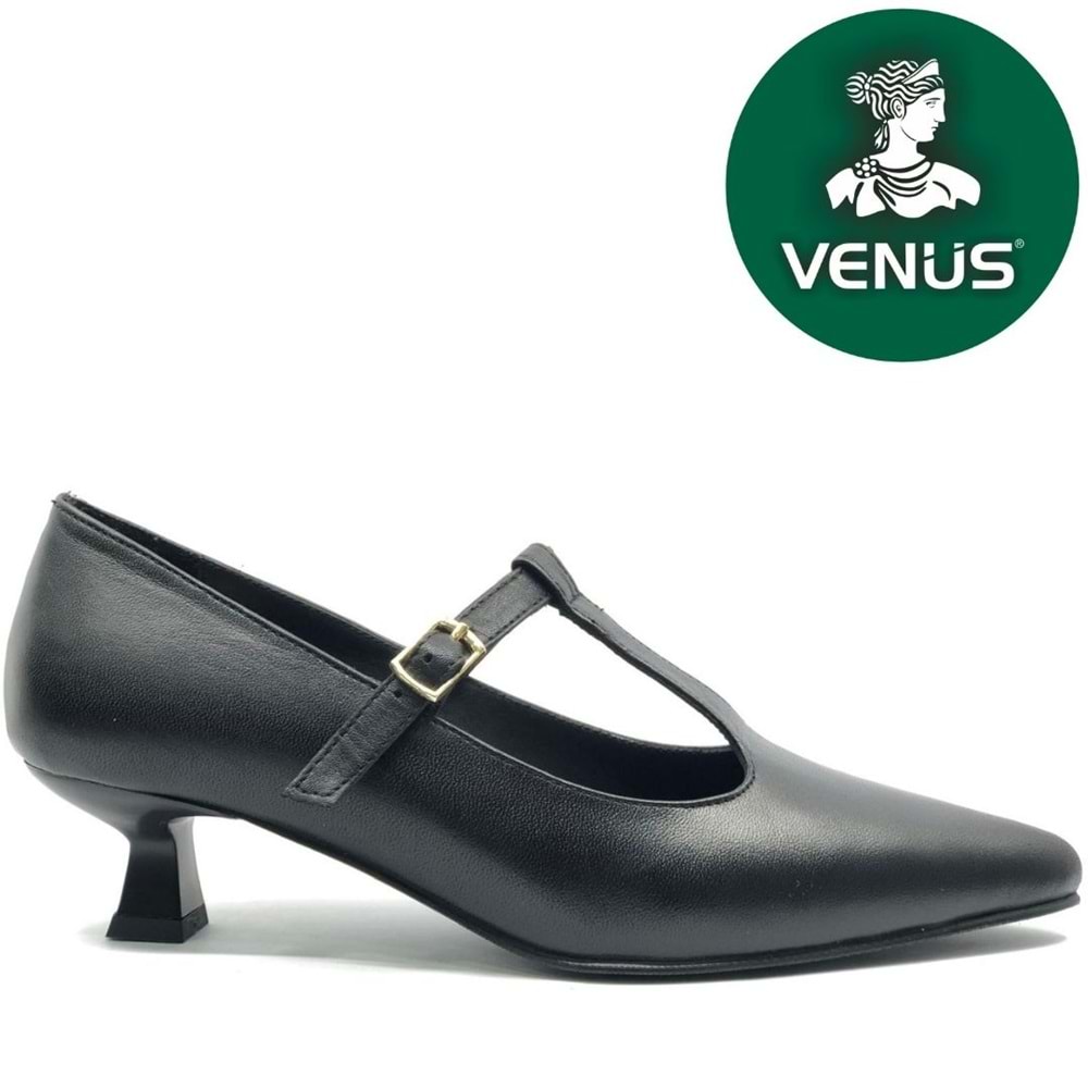 Venüs Victoring Hakiki Deri Şeker Topuklu Kadın Klasik Ayakkabı