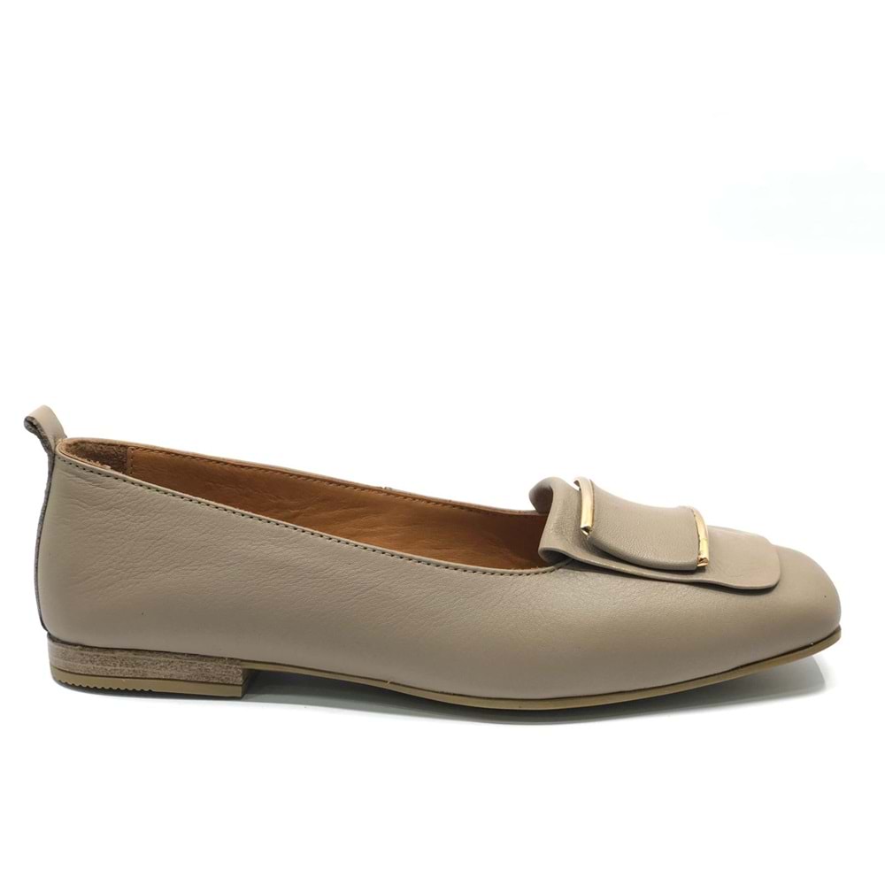 Venüs Demon Hakiki Deri Ortopedik Kadın Casual Babet Ayakkabı