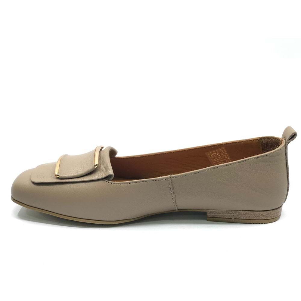 Venüs Demon Hakiki Deri Ortopedik Kadın Casual Babet Ayakkabı