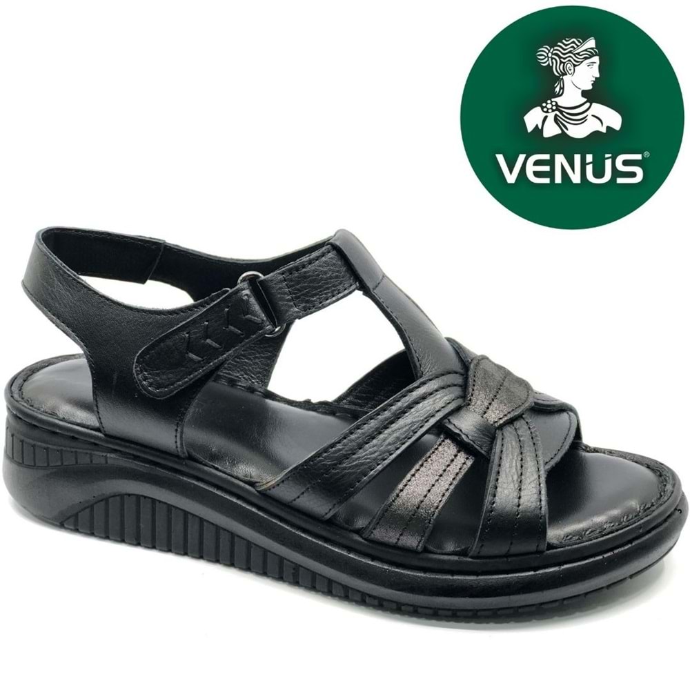 Venüs Andirigulle Hakiki Deri Comfort Ortopedik Kadın Sandalet