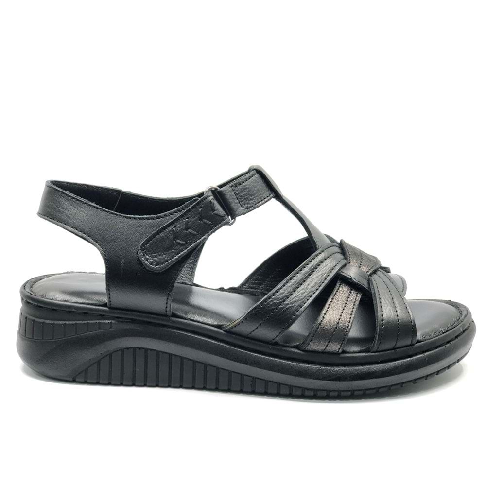 Venüs Andirigulle Hakiki Deri Comfort Ortopedik Kadın Sandalet