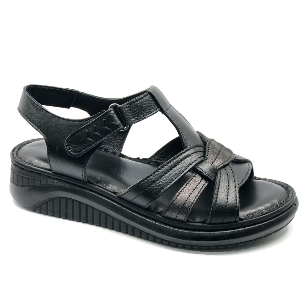 Venüs Andirigulle Hakiki Deri Comfort Ortopedik Kadın Sandalet