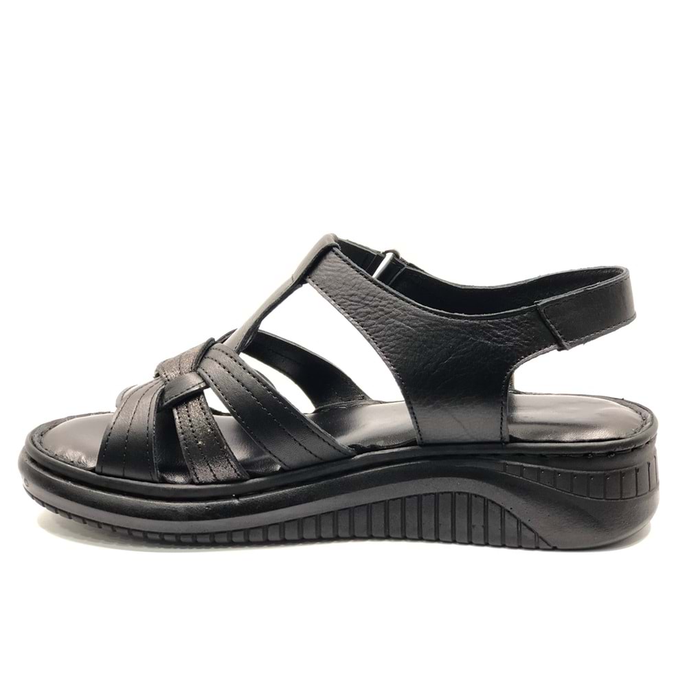 Venüs Andirigulle Hakiki Deri Comfort Ortopedik Kadın Sandalet