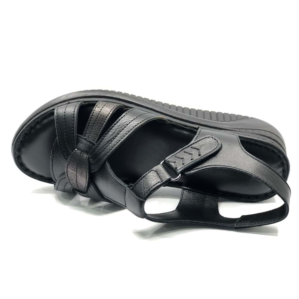 Venüs Andirigulle Hakiki Deri Comfort Ortopedik Kadın Sandalet