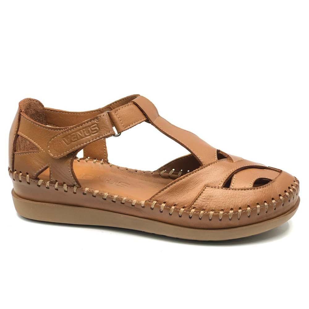 Venüs Omelo Hakiki Deri Comfort Ortopedik Kadın Sandalet