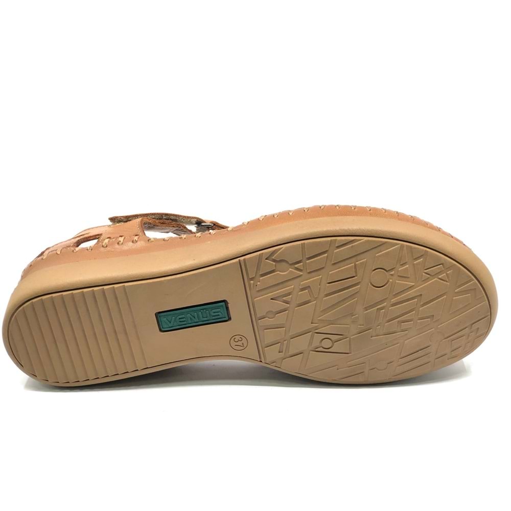 Venüs Omelo Hakiki Deri Comfort Ortopedik Kadın Sandalet