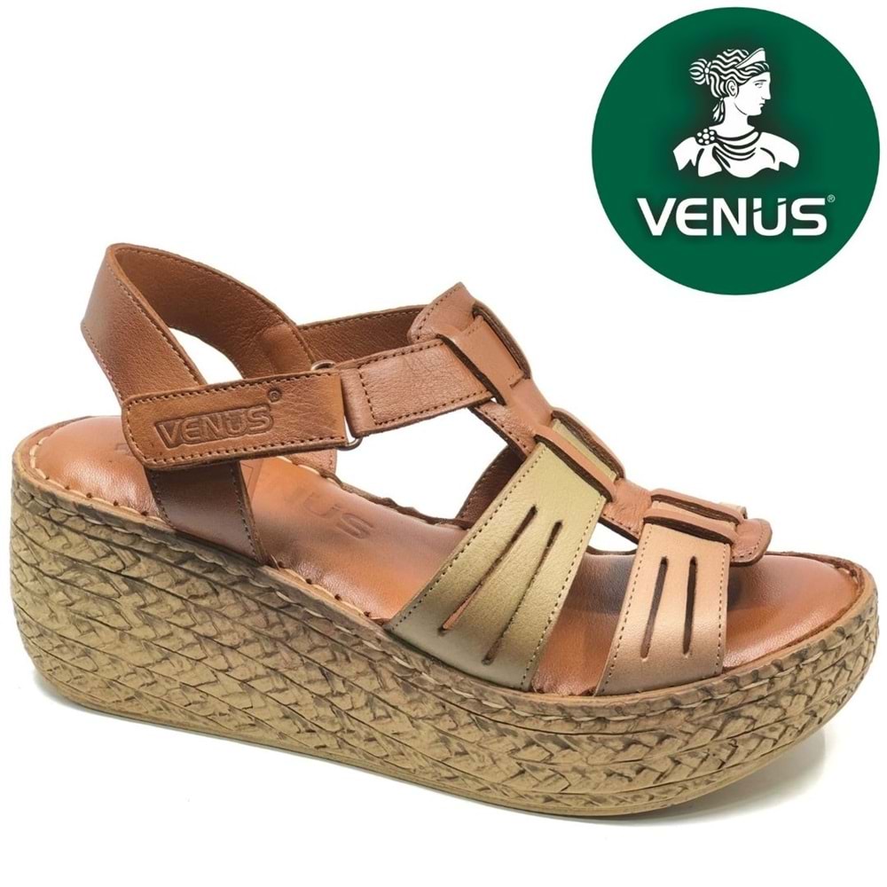 Venüs Tenrag Hakiki Deri Comfort Ortopedik Kadın Sandalet